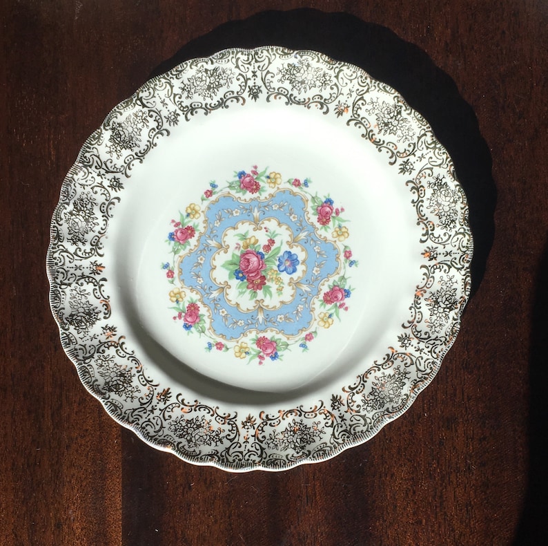 Home & Living Plates ON SALE Mismatched Cottage Style SaladBread Plates