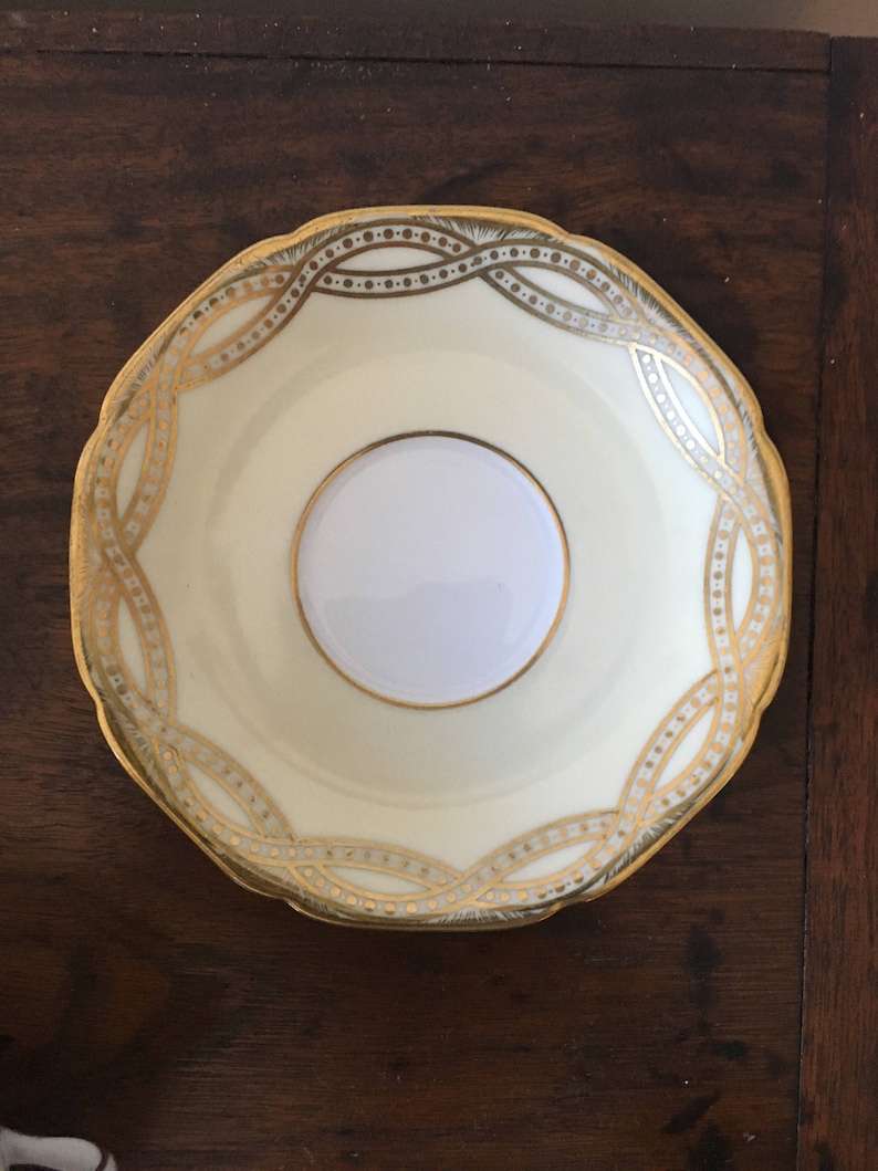 Vintage 1930s Footed Cup and Saucer Noritake Pattern Classic Tea Party Anyone? 4 in stock