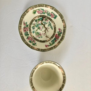 Myott, Son and Co Made in England Art Deco Cup and and Saucers in Indian Tree pattern image 3