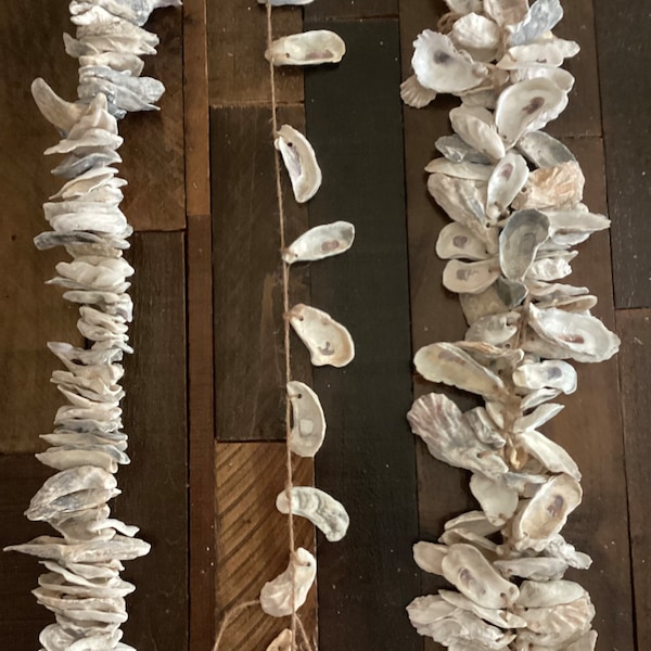 Oyster Shell Garland or table runner.