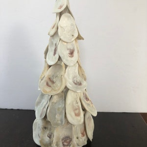 Oyster Shell Tree / Christmas Tree / Nautical Decor / Coastal Wedding / Table Decor / Table Centerpiece / Seashell Decor image 8