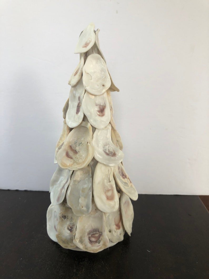 Oyster Shell Tree / Christmas Tree / Nautical Decor / Coastal Wedding / Table Decor / Table Centerpiece / Seashell Decor image 8