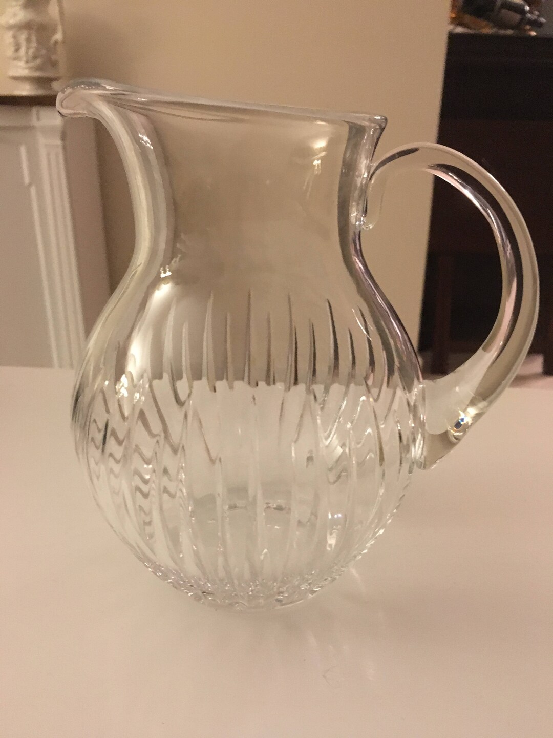 Vintage Rogaska Fine Crystal Vogue Pattern Pitcher Perfect Addition to