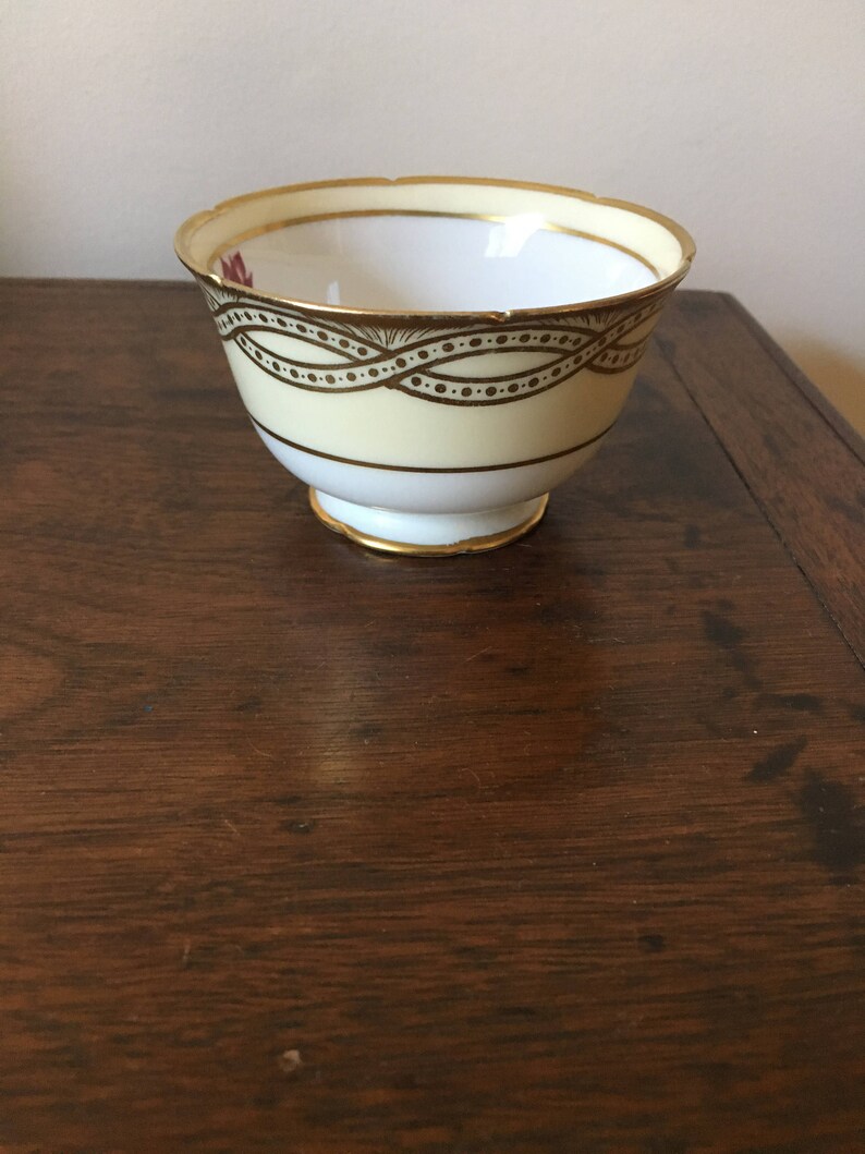Vintage 1930s Footed Cup and Saucer Noritake Pattern Classic Tea Party Anyone? 4 in stock