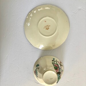 Myott, Son and Co Made in England Art Deco Cup and and Saucers in Indian Tree pattern image 2