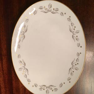 12&quot; Oval Serving Platter in Tara by Franciscan Cool, Funky, 1950&#39;s Retro China Perfect for your Turkey this Thanksgiving or Christmas