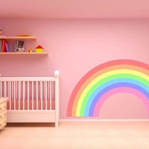 PASTEL RAINBOW Wall Sticker decal image 4