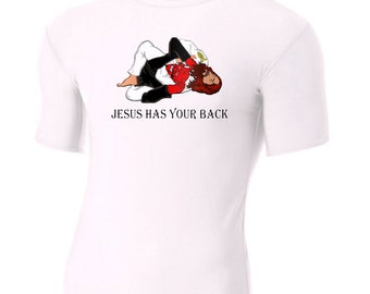 Jesus hat deinen Rücken Rashguard