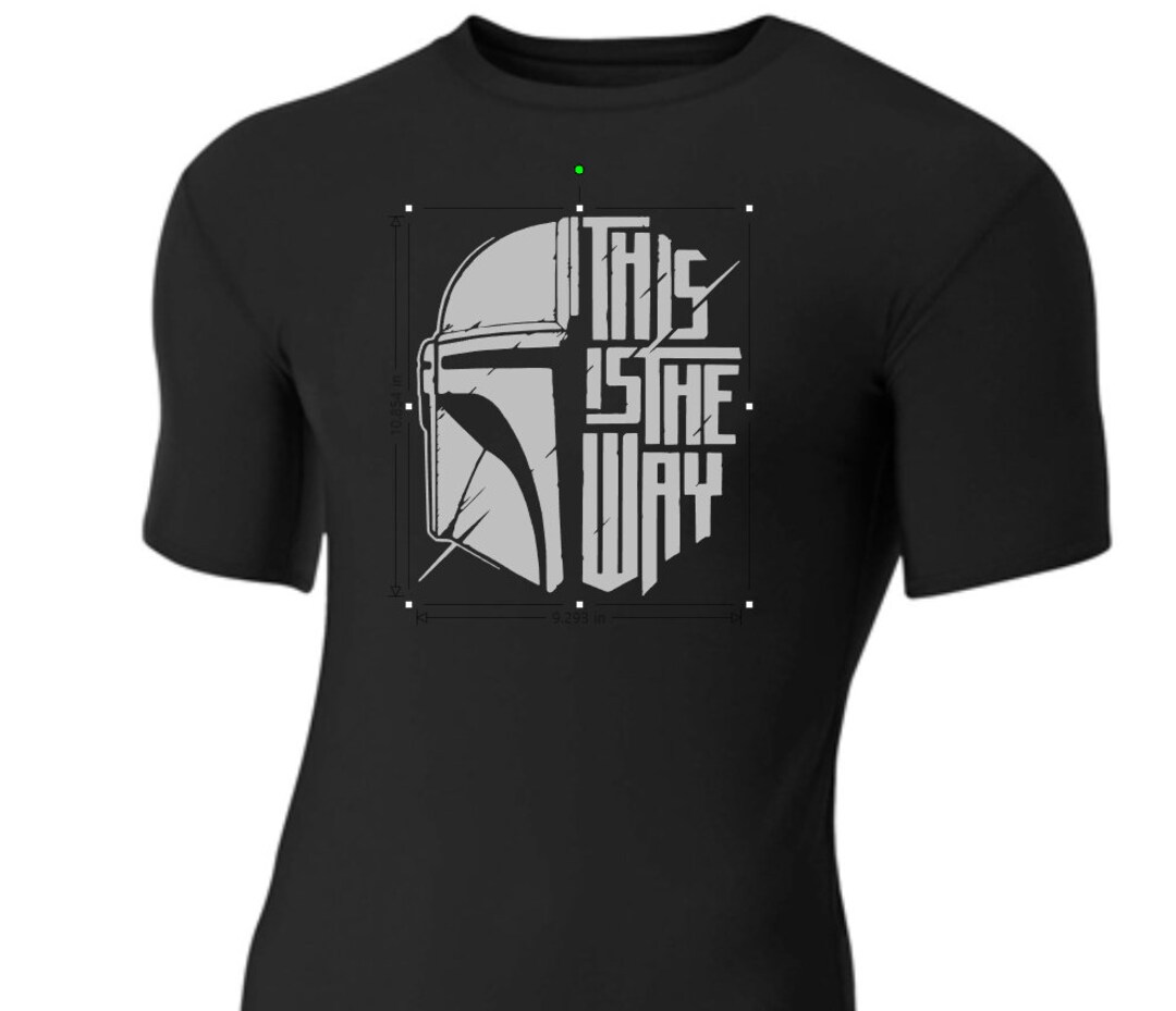 This is the Way Mandalorian Rashguard - Etsy