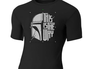 Así es como se ve la rashguard mandaloriana