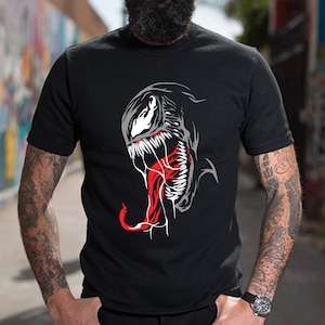 Venom Graphic T-shirt: Lightweight Stretchy Vinyl Design