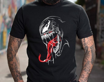 Venom Graphic T-shirt: Lightweight Stretchy Vinyl Design