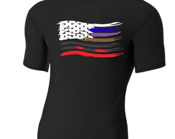 BJJ American Flag Rashguard