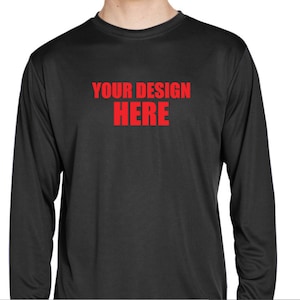 Custom Design Dry Fit Long Sleeve Tee