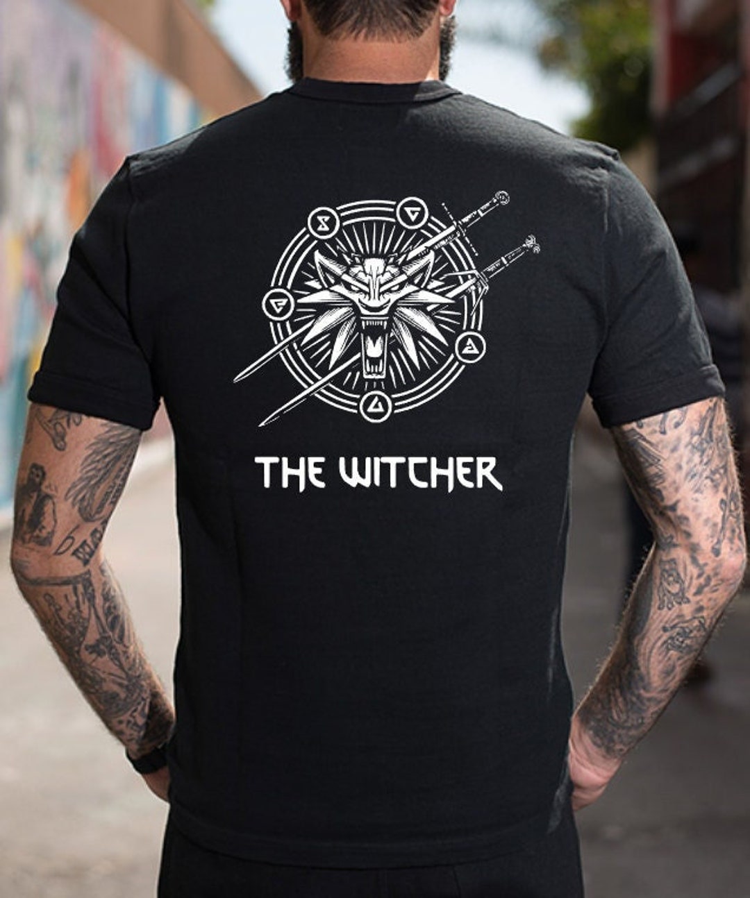 The Witcher T-shirt - Etsy