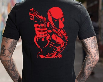 Deadpool Graphic T-Shirt: Baumwolle oder Dry Fit