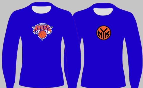 New York Knicks Long Sleeve Dry Fit 
