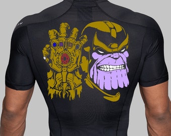 Der Stoff ist BJJ Jersey Rashguard