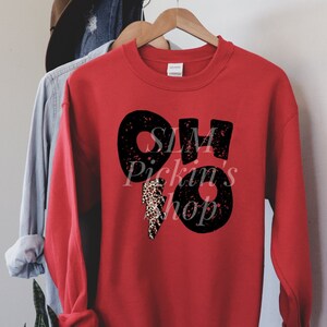 Vintage Style Ohio Unisex Sweatshirt, Cincinnati Sweatshirt, Ohio Sweatshirt, Bengals Sweatshirt
