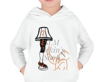 Shooter McPherson Cincinnati Bengals Youth Hoodie, Cincinnati Bengals Youth Hoodie, Evan McPherson Bengals, McPherson Leg Lamp Youth Hoodie