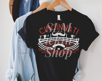 Unisex Cincinnati Reds Shirt, Cincinnati Baseball Shirt, Baseball Stadium, Great American Ballpark