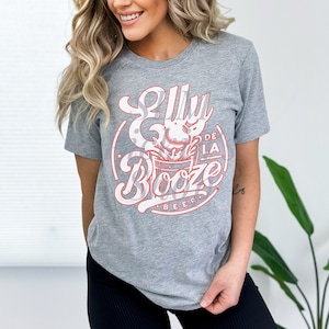 Camiseta unisex de Elly De La Cruz, camiseta de los Cincinnati Reds, camiseta de béisbol de Cincinnati, Elly De La Booze, camiseta divertida de los Reds