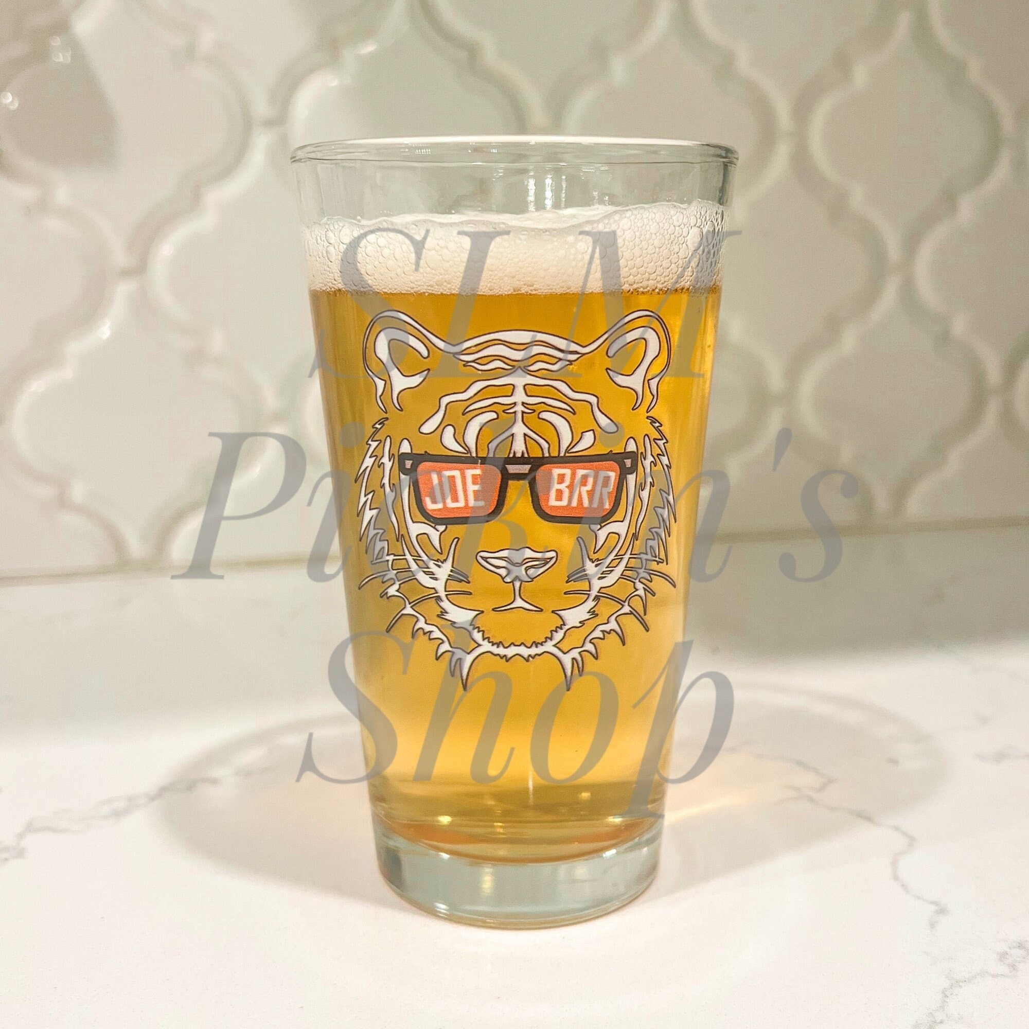 Chicago Bulls Tall Beer Glass, Online NBA Glassware Store in India