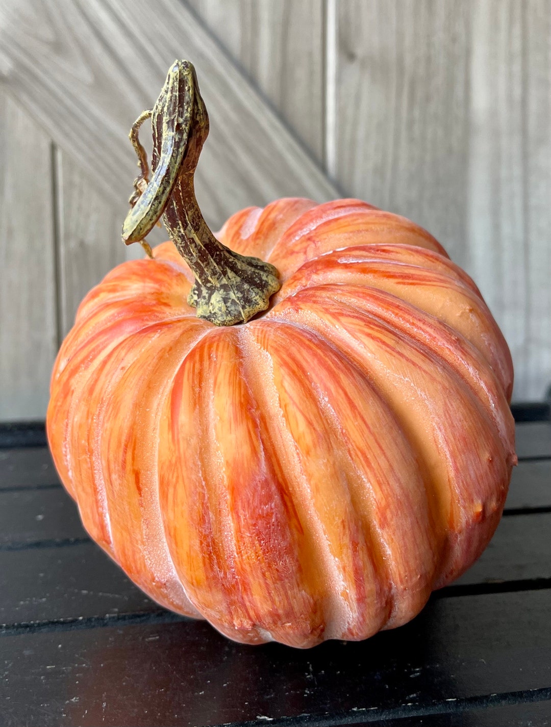 6 Faux Pumpkin Pumpkin Décor Faux Pumpkin Fall Faux Etsy