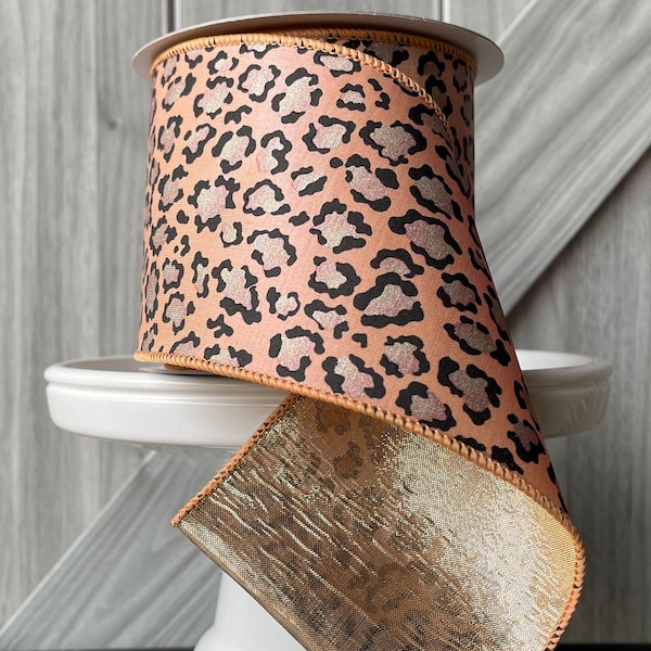 Cheetah Print Ribbon - Etsy