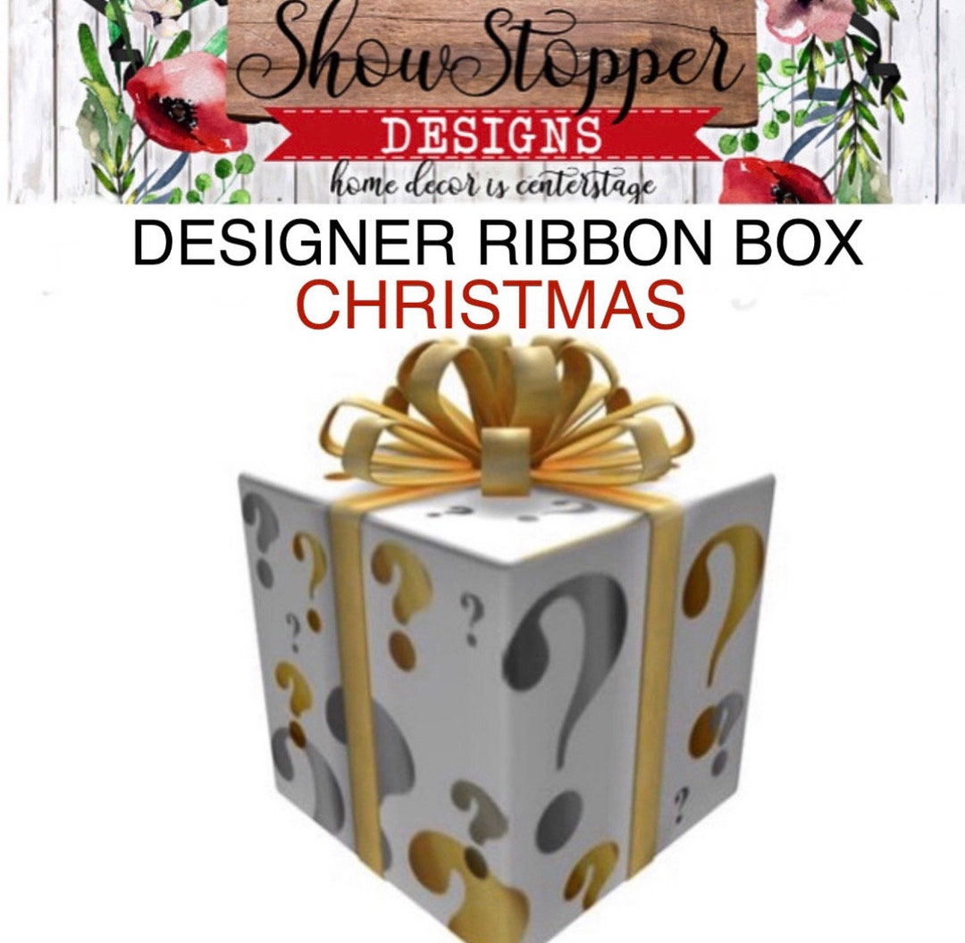 Designer Ribbon Box, Mystery Box, Mystery Ribbon Box, Mystery Ribbon