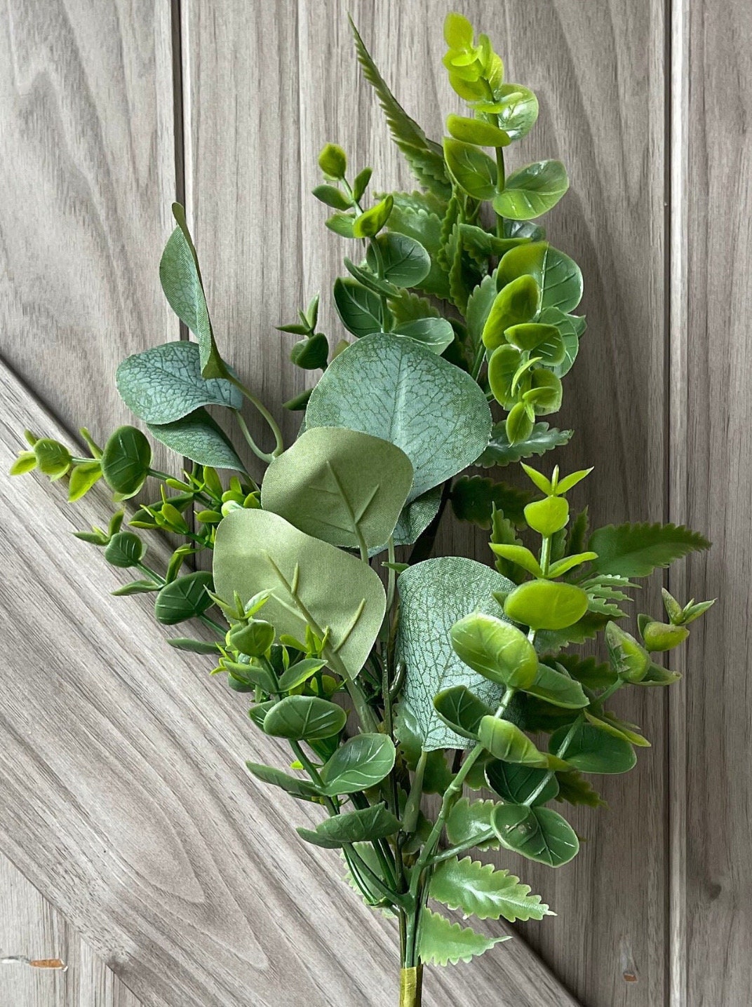 19" Faux Greenery, Eucalyptus Spray, Faux Greenery Bush, DIY Greenery, Eucalyptus Bush, Greenery Spray, Greenery Photo Prop, Faux Greenery