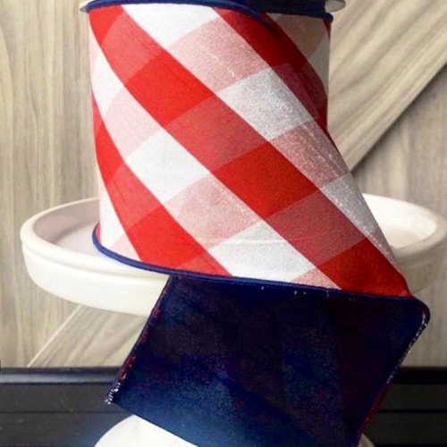 10 YRDS 4 D.STEVEN Ribbon Red Black Stripe - Etsy