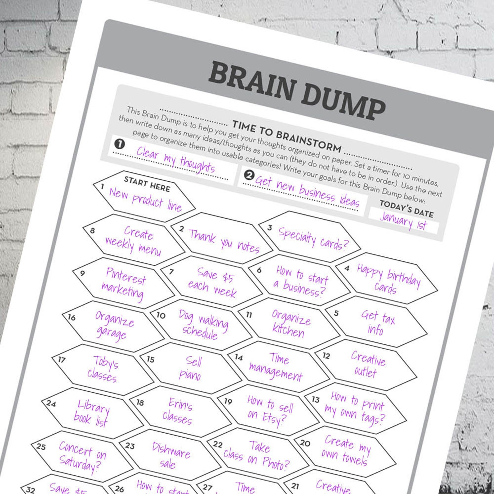 brain-dump-brain-dump-printable-brain-dump-inserts-journal-etsy-canada