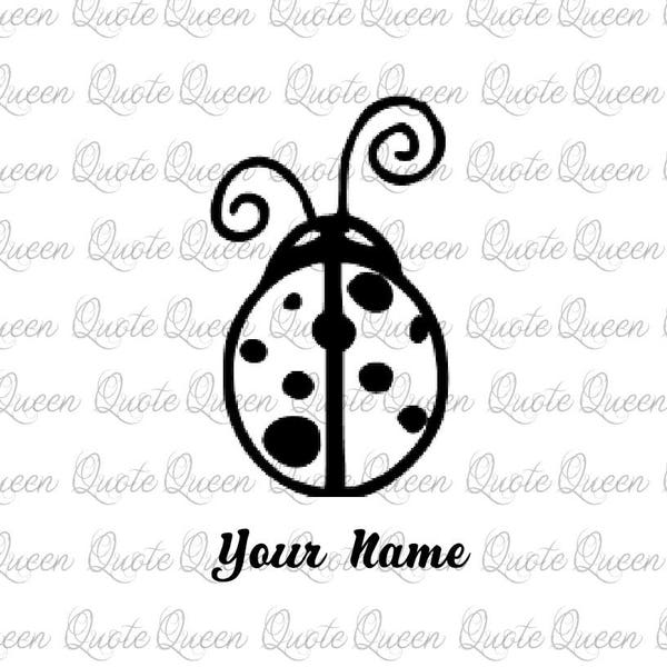 Ladybug Decal Etsy