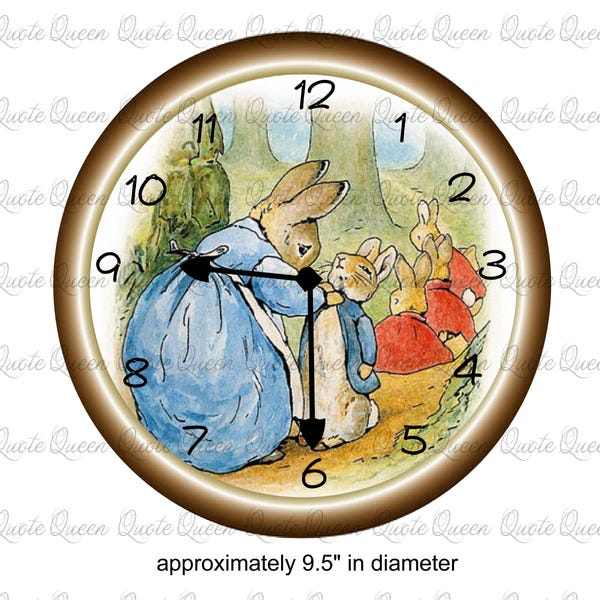 Beatrix Potter Clock