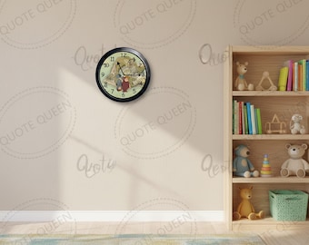Nursery Decor Lost Boys Clock, Round Made-To-Order Wall Accent