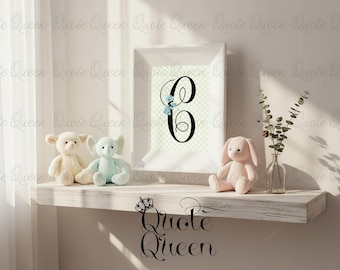 Letter C, Initial Digital Download, Monogram, Custom Design