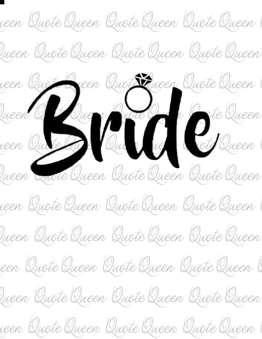 Bride Decal Wedding Decal Etsy