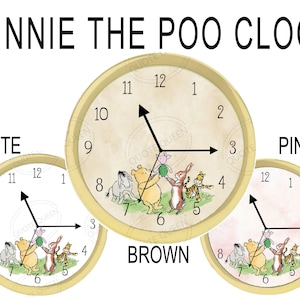 Classic Winnie the Pooh Clock