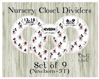 Mickey Mouse Closet Dividers, Mickey Mouse, Disney Mickey, Closet Dividers
