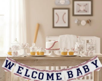 Baseball Alphabet & Number Banner (Digital Download)