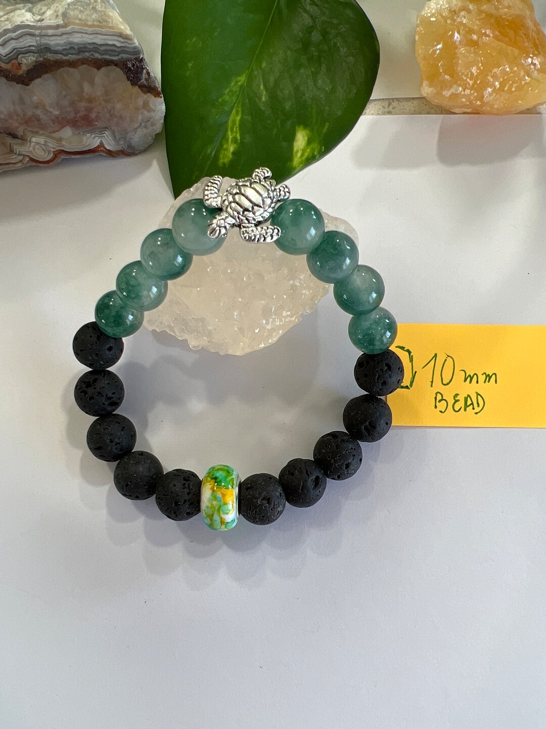 Lucky Jade Turtle Bracelet - Etsy