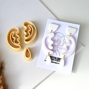 Polymer Clay Cutter/ Set Embossing Clay Cutter