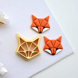 Fox Polymer Clay Cutter | Halloween cutters | Fall (Autumn) Embossing Clay Cutter