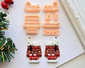 Christmas Clay Cutter | Christmas cutters |Winter Holiday Embossing Clay Cutter