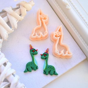 Valentines day Clay Cutter/Dino Clay Cutter/Heart Love Polymer Clay Cutter/Dinosaur Animal Clay Cutter/Embossing Clay Cutter Tool