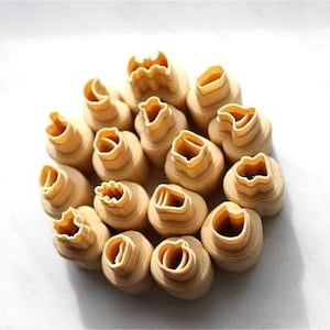 Tagliapasta per argilla autunnali | Tagliapasta per argilla di Halloween | Tagliapasta per orecchini autunnali | Tagliapasta per argilla goffrata