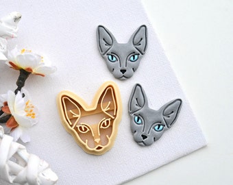 Cat Polymer Clay Cutter | Animals Halloween Clay Cutters