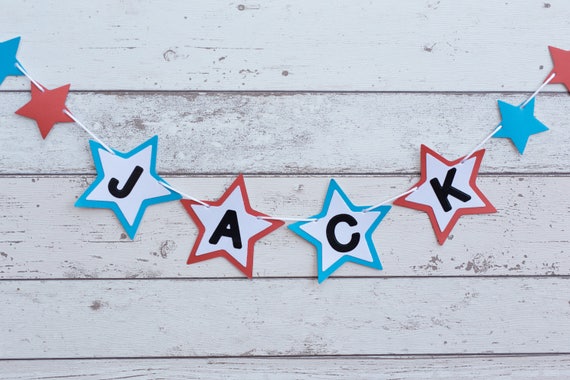 Personalized Boys Or Girls Name Banner Garland Bedroom Etsy