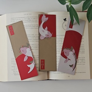 Koi Fish Bookmark | 3D Printed Custom Bookmark